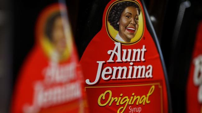 Aunt Jemima was based on a racial stereotype. Picture: Justin Sullivan/Getty Images/AFP